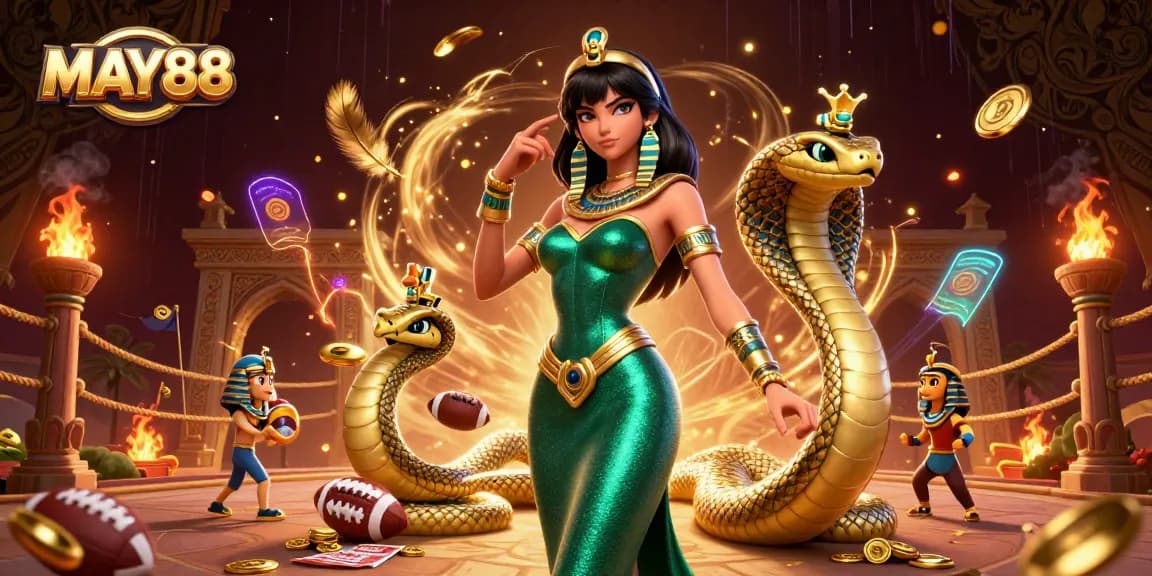 Experience MAY88 casino thrills with dynamic characters and vibrant betting elements.