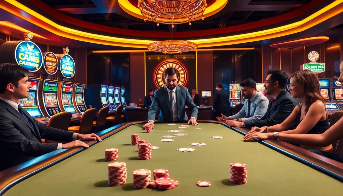 Experience the thrill of Daftar Modal138 at a luxurious casino table with high-stakes poker games.