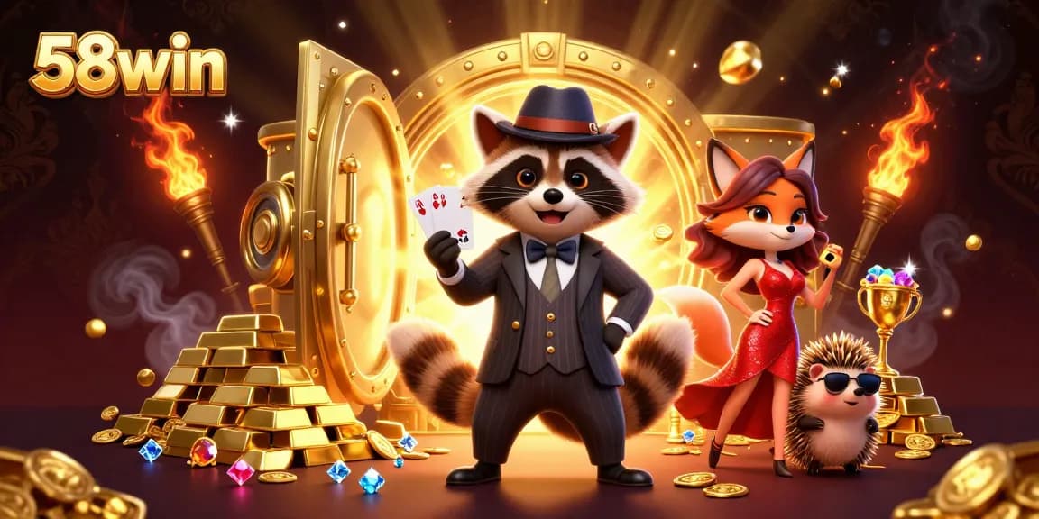 Join 58win for thrilling casino adventures with dynamic characters and treasures galore!