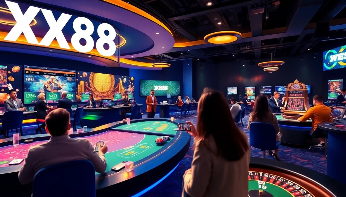 Discover the vibrant XX88 online betting platform featuring live dealers and exciting games.