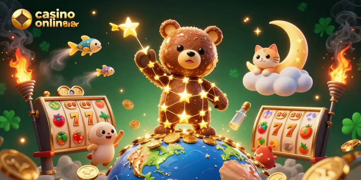 Spin and win big at casino online 888r with exciting slot games featuring golden stars and lucky symbols.