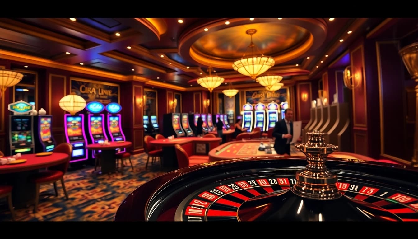 Trải nghiệm cảm giác hồi hộp khi chơi tại 24kclub với bàn casino sặc sỡ và những người chơi sôi nổi.