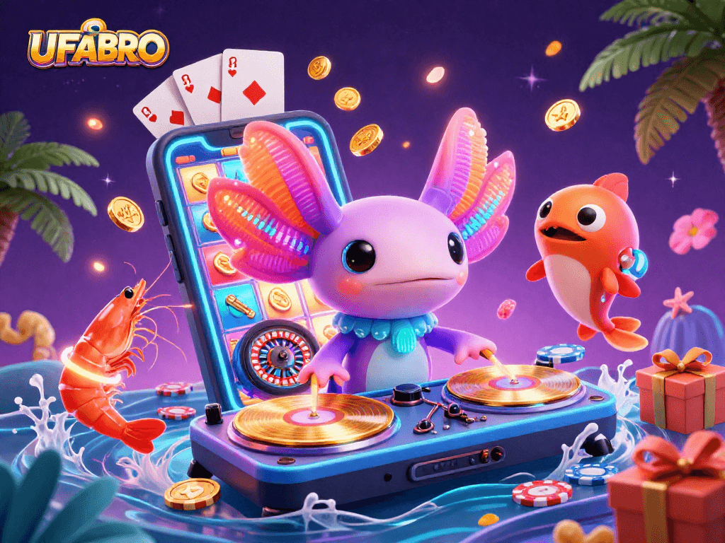 Spin slots and win big with UFABRO's vibrant underwater casino scene!