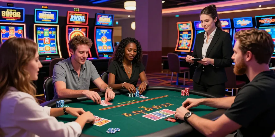 Explore the excitement of credit card casinos in the UK at https://gdsap.org.uk with diverse players enjoying various games.