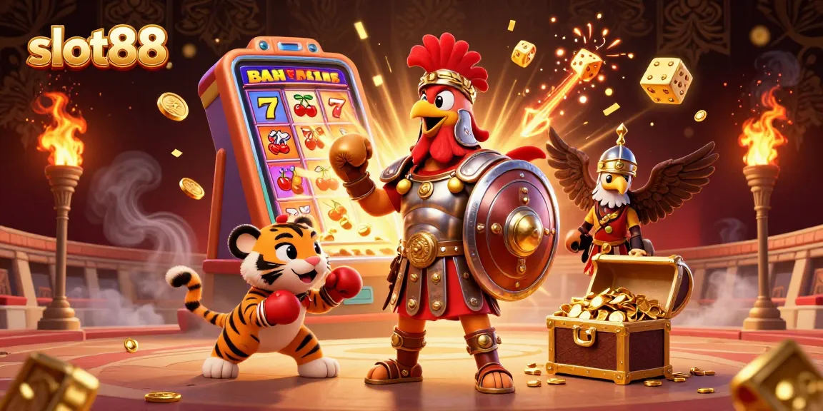 Rasakan sensasi jackpot dengan slot88 di scene kasino 3D yang dinamis ini