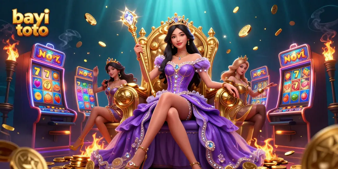 Engage with bayi toto by admiring a stunning casino illustration featuring a royal figure in a vibrant setting.