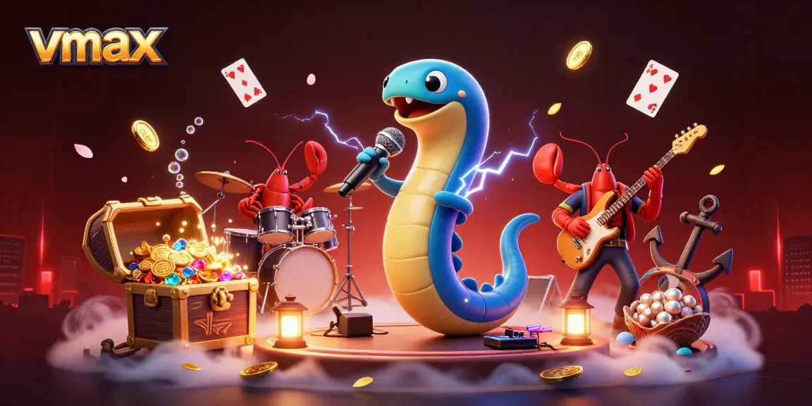 Win big at vmax in an underwater casino with vibrant characters and thrilling gameplay