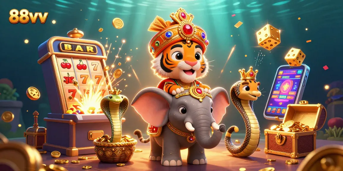Spin thrilling jackpots with 88vv's vibrant slots, featuring dynamic visuals and engaging gameplay.