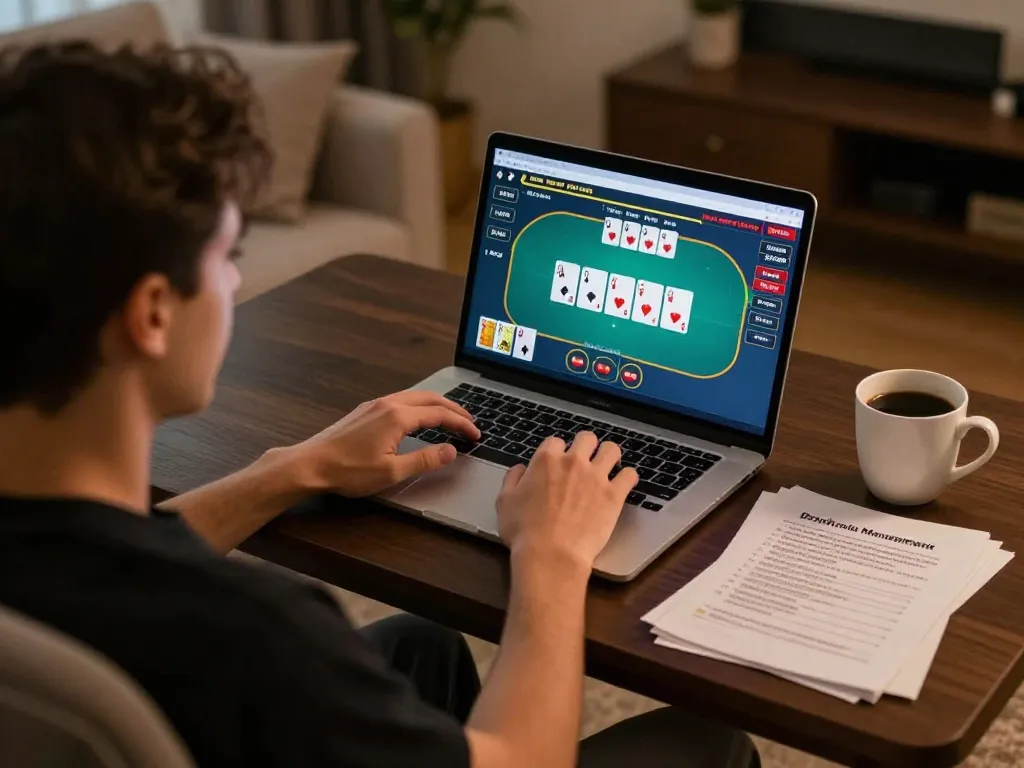 Rasakan daftar mpo777 di rumah dengan permainan poker online yang strategis dan catatan pengelolaan bankroll.