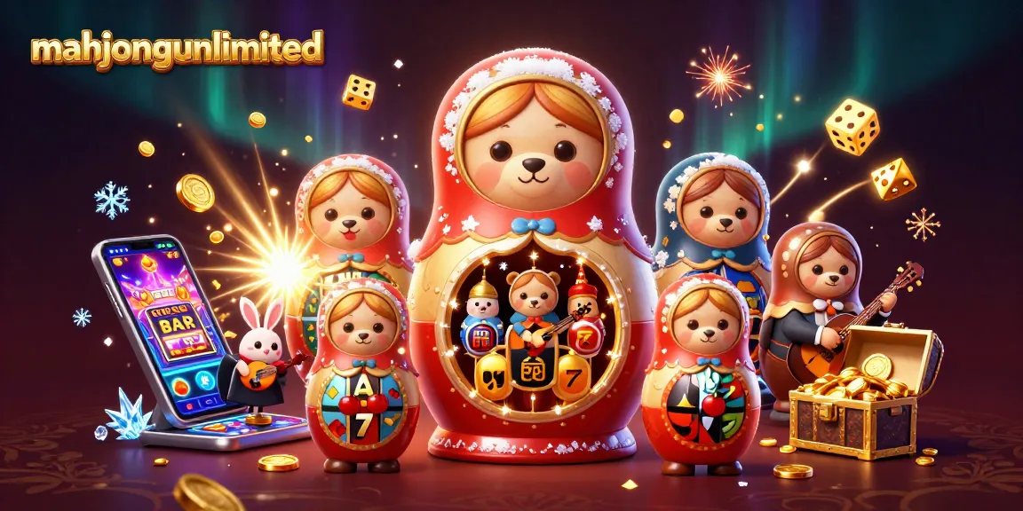 Experience the colorful excitement of Mahjong Unlimited with dynamic slot machines and playful characters.