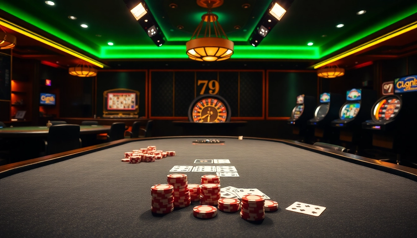 Engage in thrilling action at 79king's luxury poker tables, with dramatic roulette wheels and exciting betting moments.