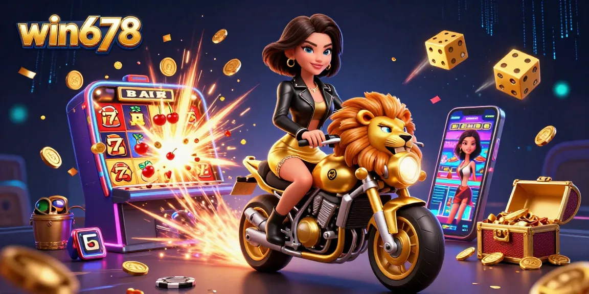 Experience the excitement of win678 with thrilling slots and jackpot moments in this vibrant casino scene.