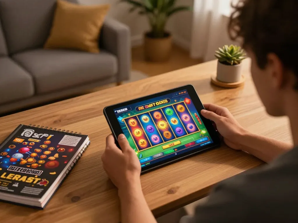 Terlibat dengan PG Soft Demo Gratis sambil memainkan slot online berwarna-warni dari kantor rumah yang nyaman.