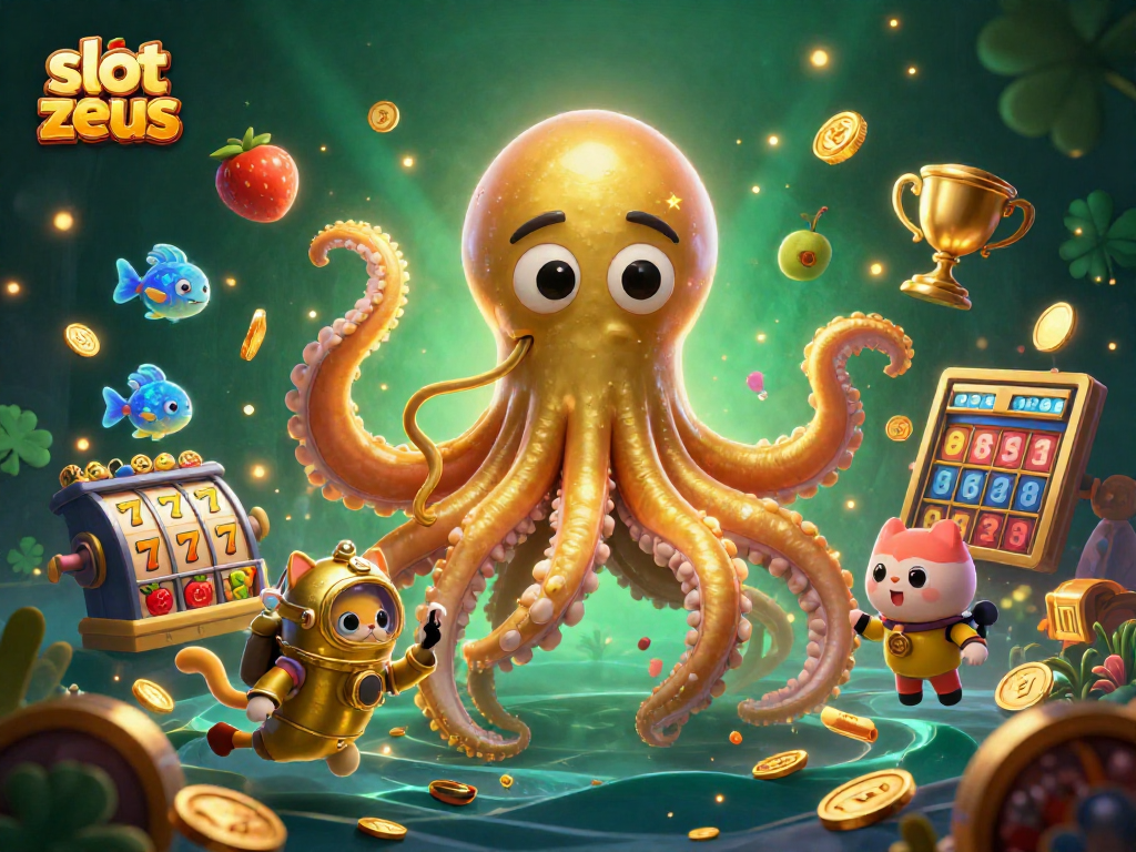 Experience thrilling wins with slot zeus in a vibrant 3D casino scene filled with dynamic elements.