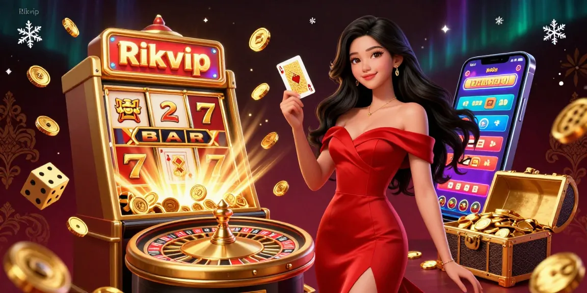 Engage in exhilarating gameplay at Rikvip with stunning visuals of casino excitement.