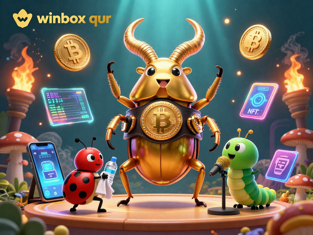 Engage with winbox qr through our dynamic 3D casino art featuring crypto elements.