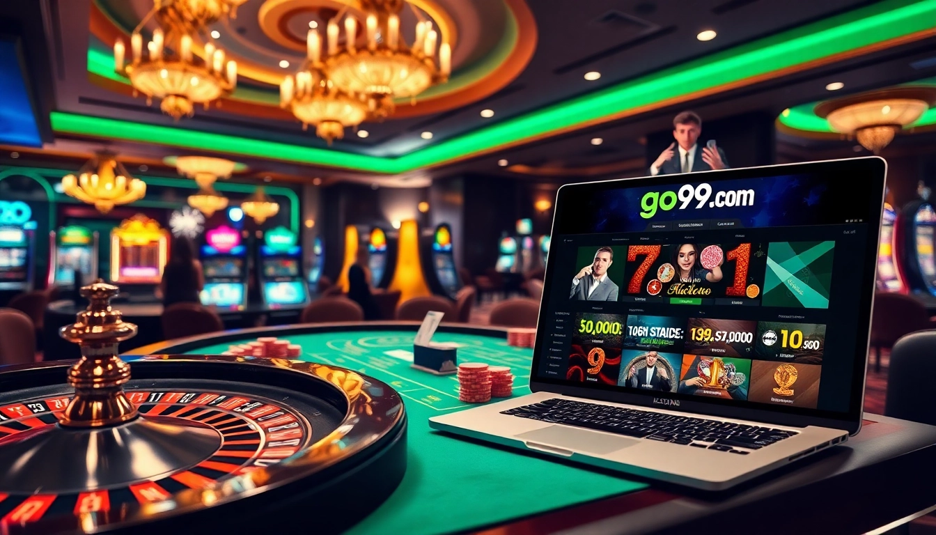 Experience thrilling gameplay at go99.com with vibrant casino action featuring roulette and poker.