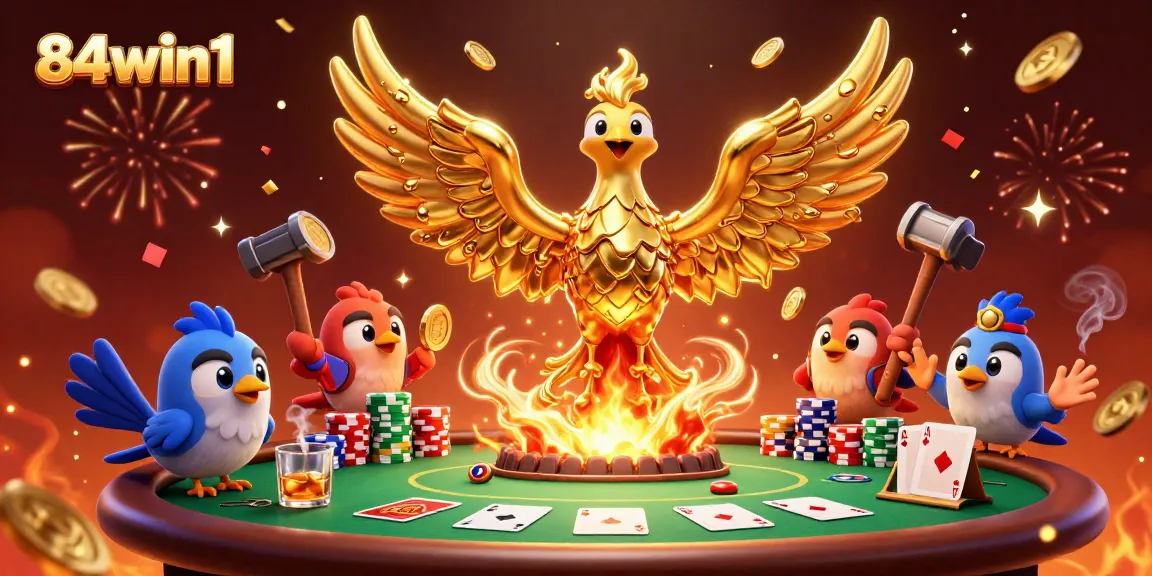 Experience the thrill of 84win1 as the molten phoenix creates wealth through exhilarating gameplay.