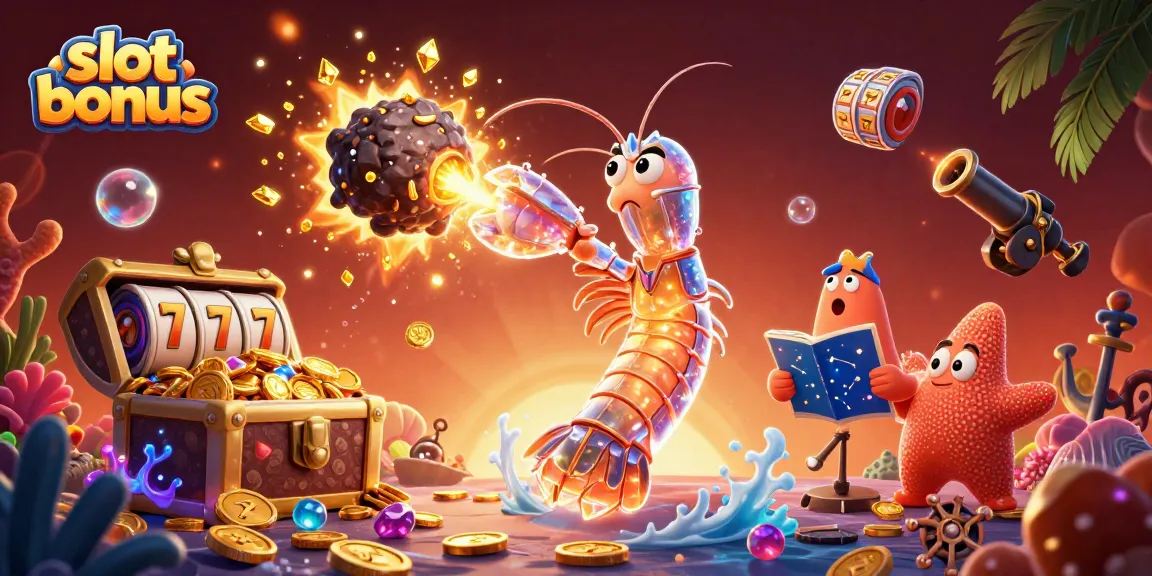 Experience thrilling slot bonus action with vibrant colors and dynamic 3D characters in a casino adventure.