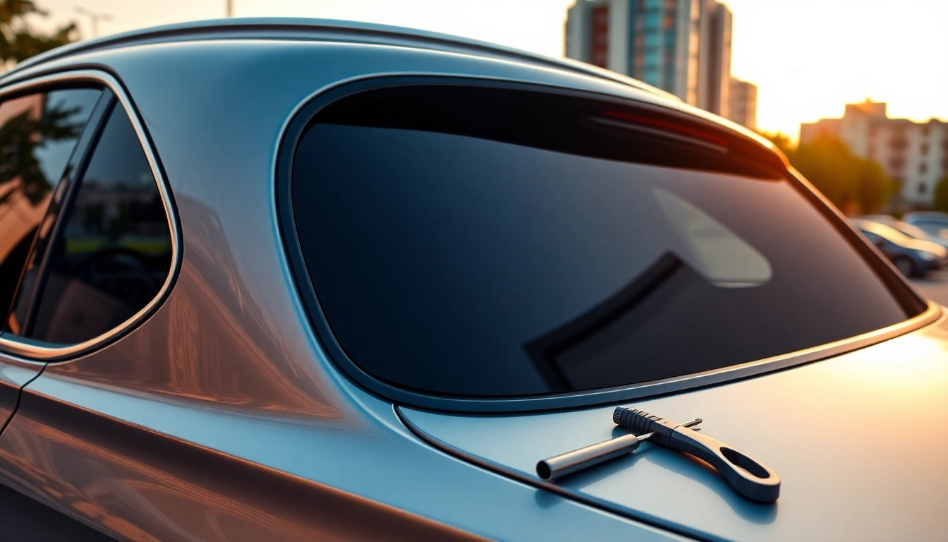 Enhance your ride with auto window tint near me featuring sleek, modern windows.