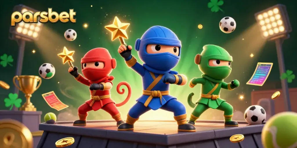 Parsbet ile şansınızı deneyin; 3D chameleon ninja timinin casino sahnesinde muhteşem gösterisi!