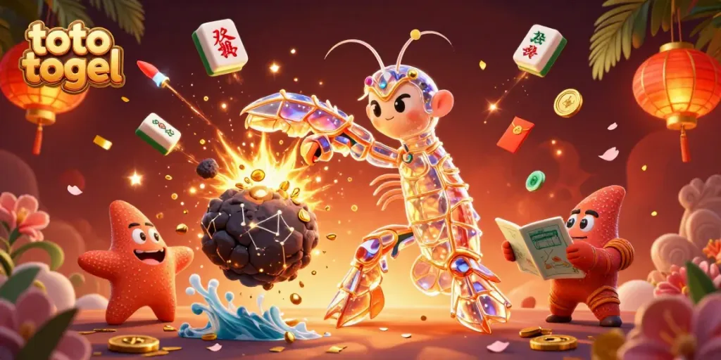 Experience dynamic gameplay with the galactic samurai mantis shrimp in the thrilling world of toto togel.