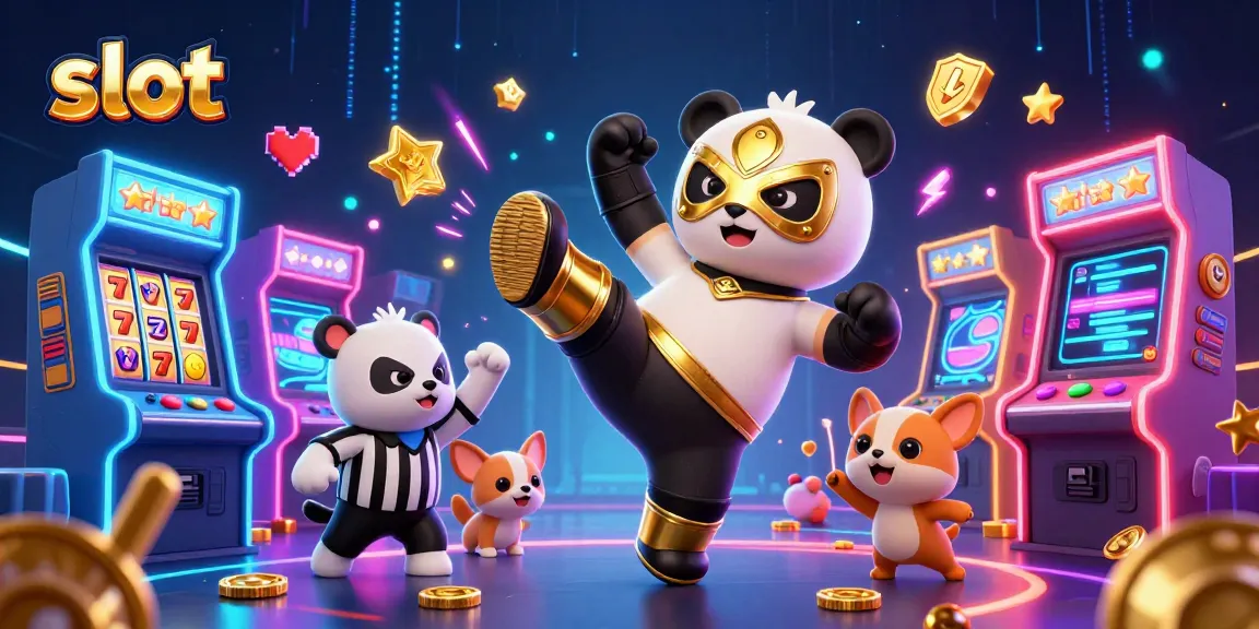 Menangkan slot dengan karakter kasino 3D saat berlaga di arena kasino yang penuh semangat.