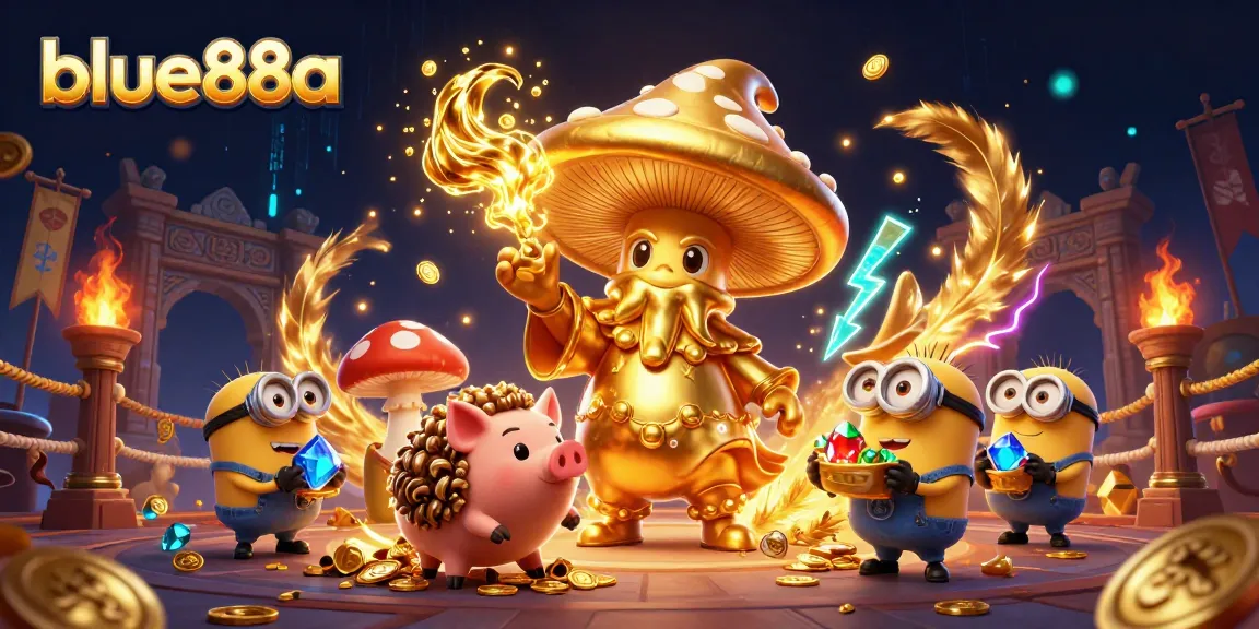 Engage with blue88a's magical casino world, where gold flows and treasure hunts ignite excitement.