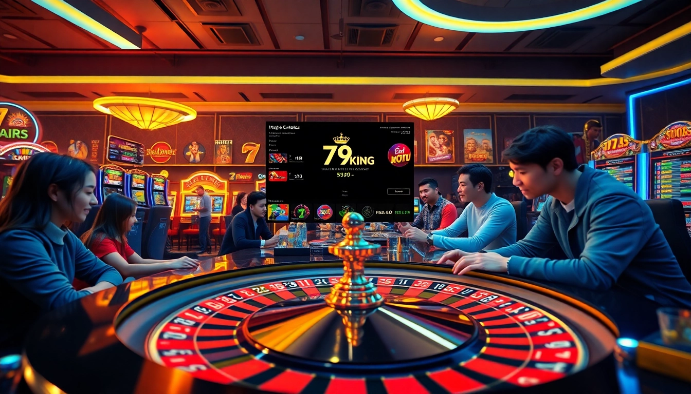 Spannendes Online-Glücksspiel-Erlebnis mit der 79king-Benutzeroberfläche und lebhaften visuellen Darstellungen.