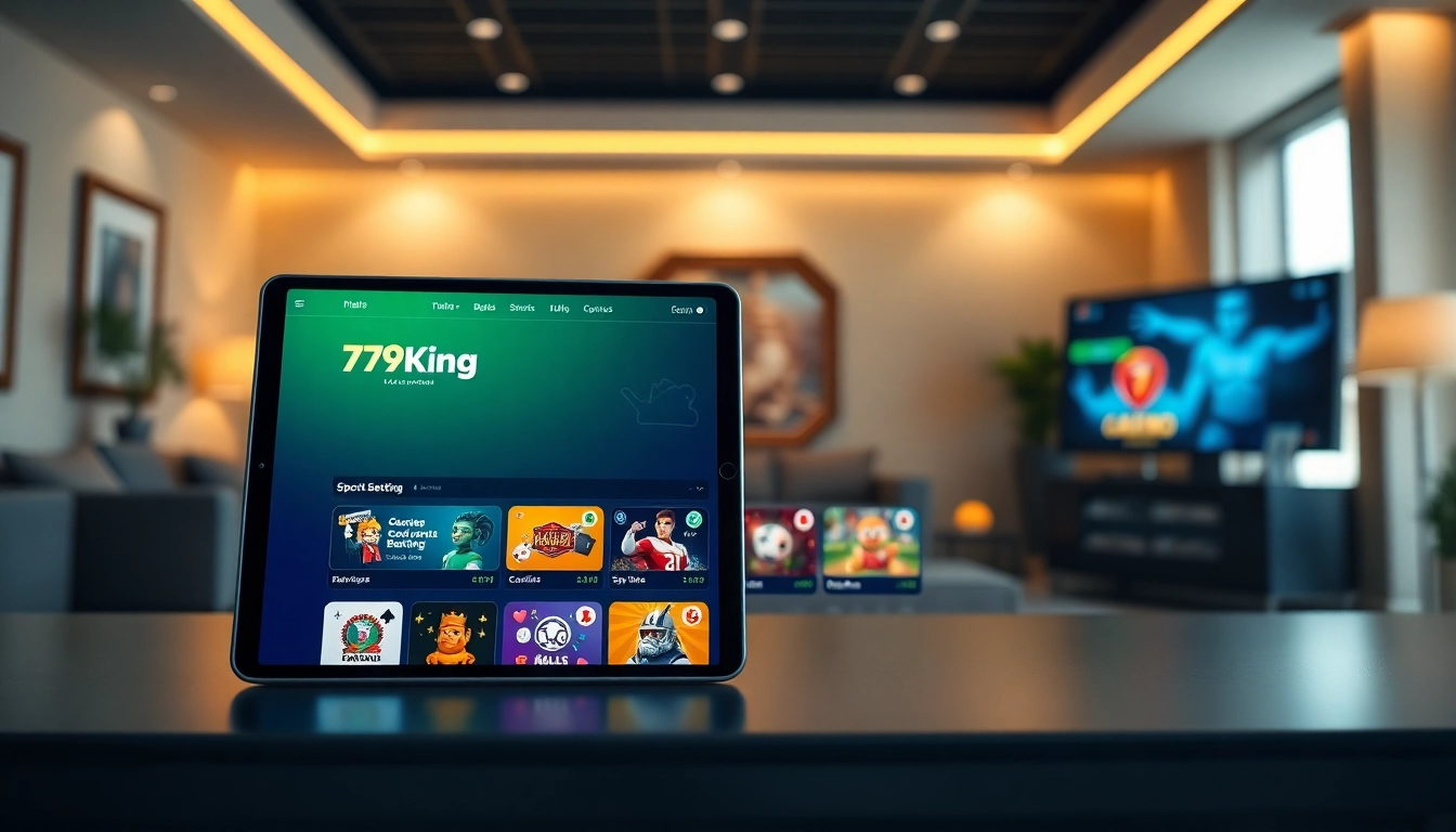 Interaktive 79king Online-Wettplattform mit vielfältigen Spielmöglichkeiten in einer modernen Benutzeroberfläche.