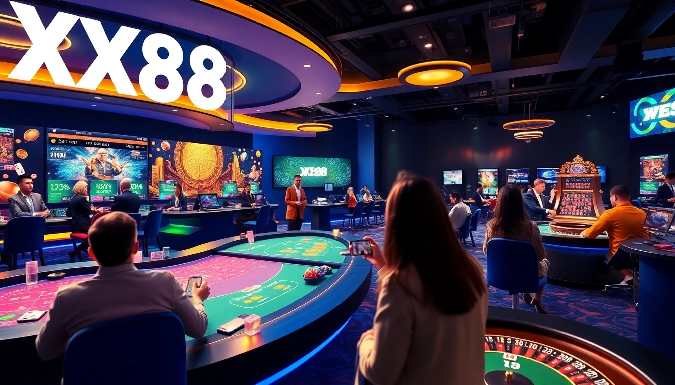 Discover the vibrant XX88 online betting platform featuring live dealers and exciting games.