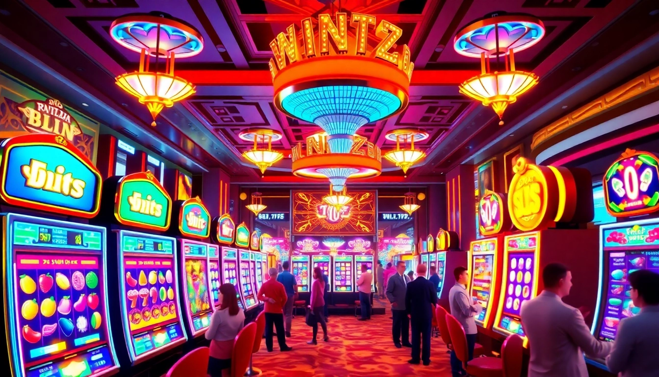 Menyaksikan keseruan slot gacor dengan mesin slot berwarna cerah di kasino.