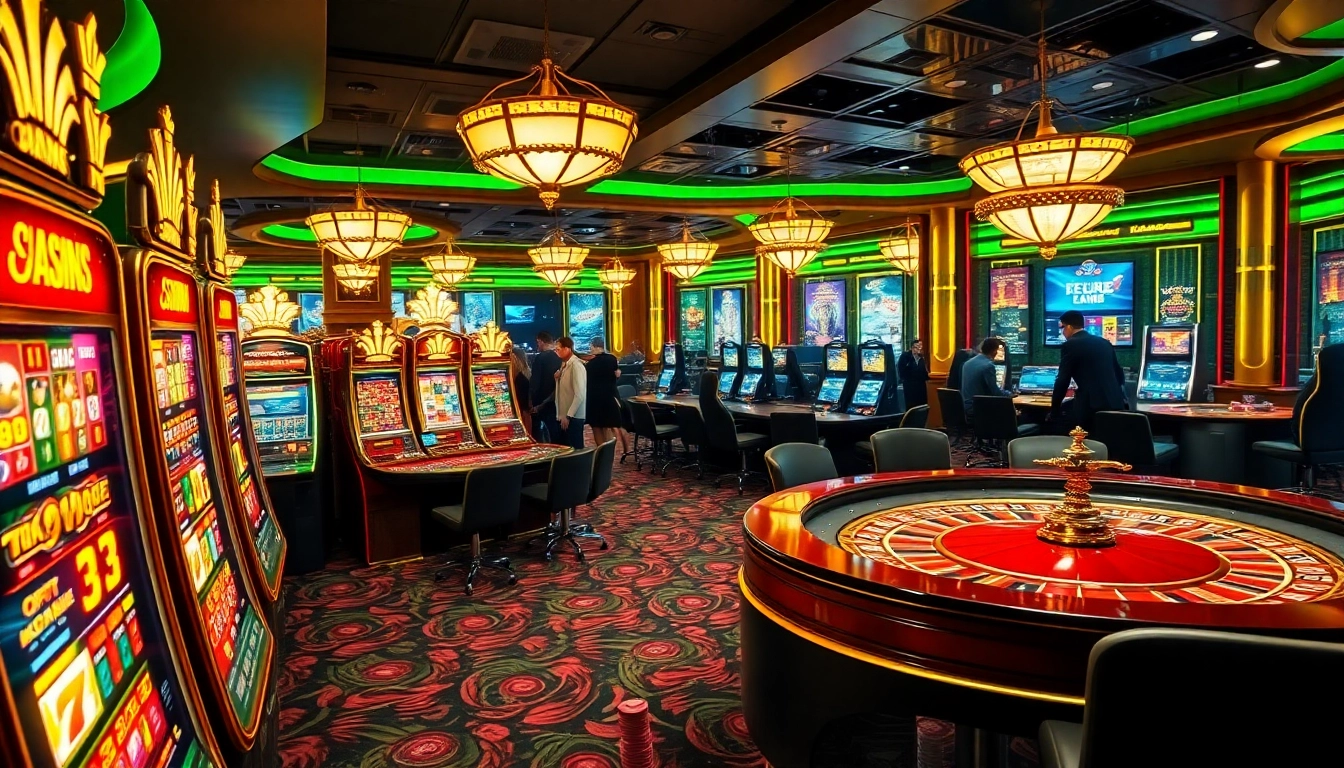 Exciting gaming scene showcasing PG66.com.de online casino slots and vibrant poker tables.
