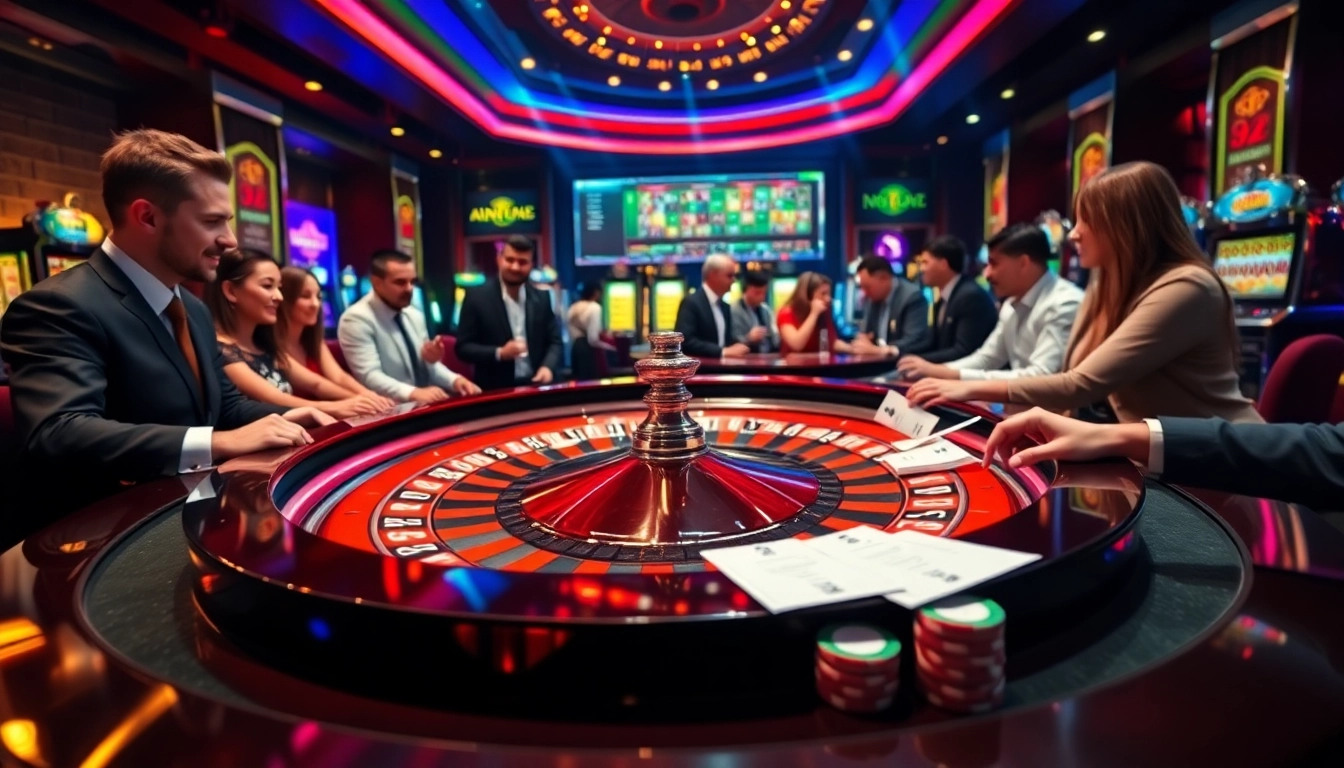 Experience the thrill of online gaming at nk88.center with luxury casino visuals.