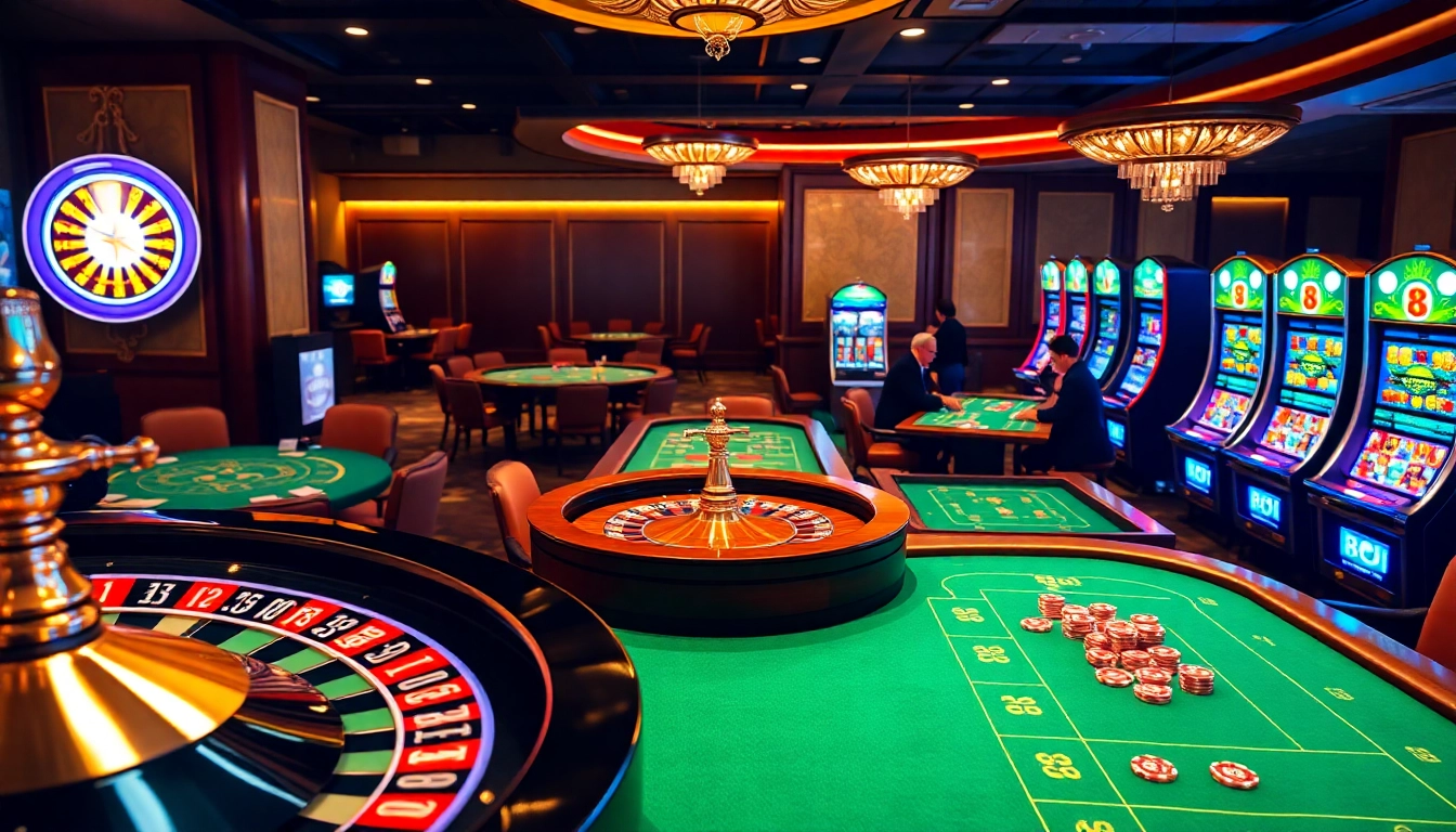 Experience the excitement of 88i with players enjoying casino games at stylish tables.