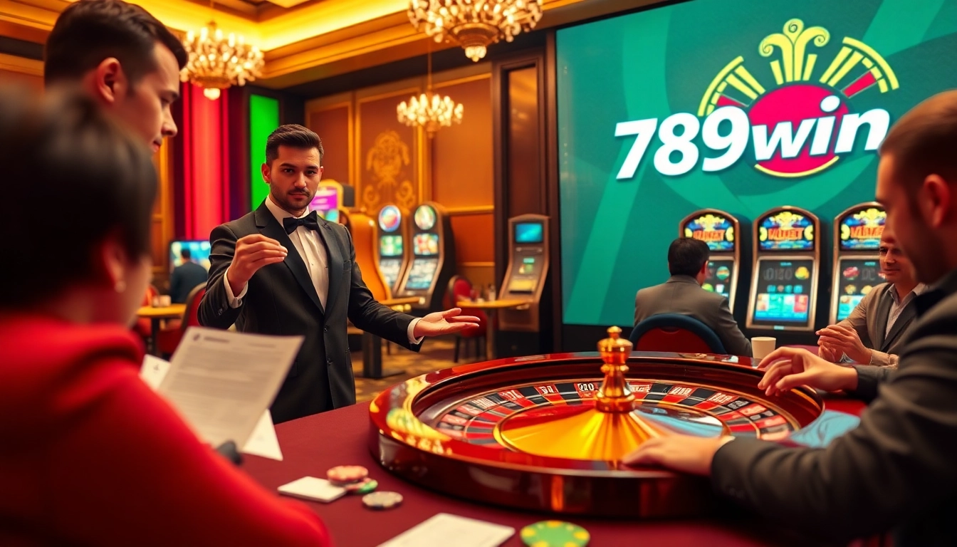 Engage with thrilling casino action at 789win featuring roulette, cards, and poker chips.