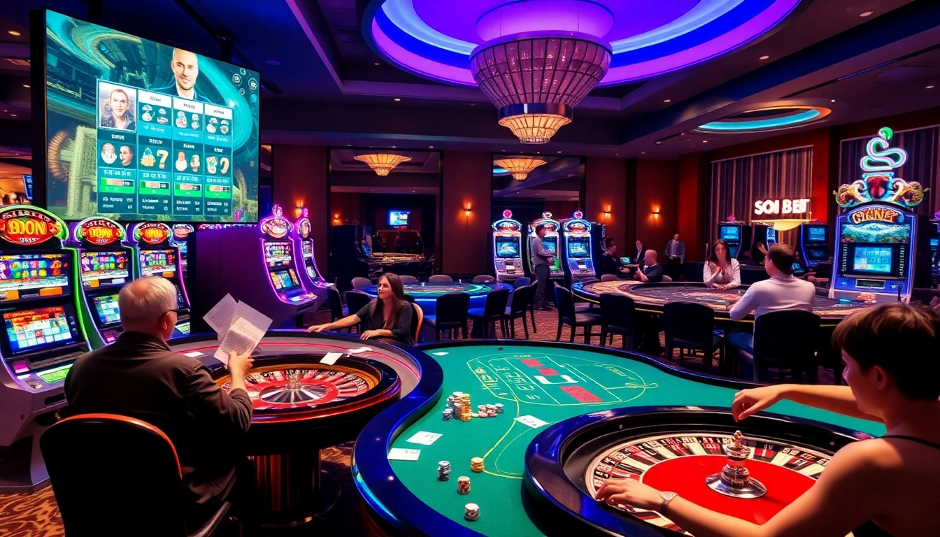 Experience the thrill of gaming at https://soibet.vision/ with engaging poker, roulette tables, and vibrant slot machines.