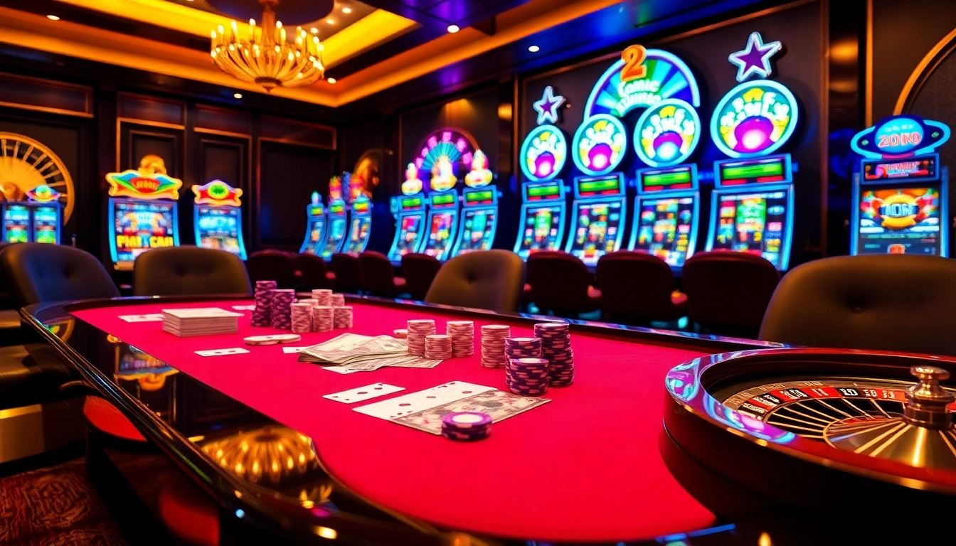Engaging casino scene at https://789club.quest/ with poker, roulette, and slot machines.