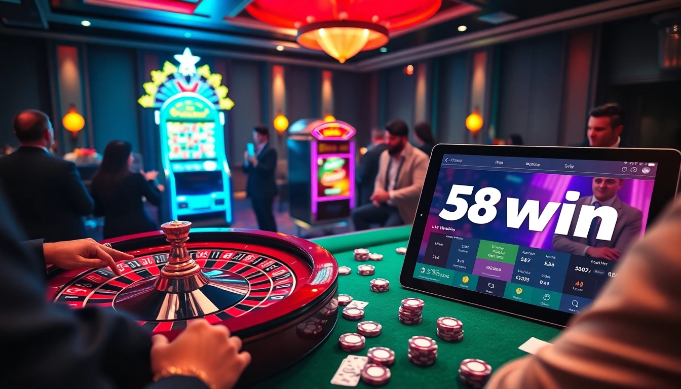 Experience the thrill of gaming at https://58win.talk/ with vibrant roulette and slot action.