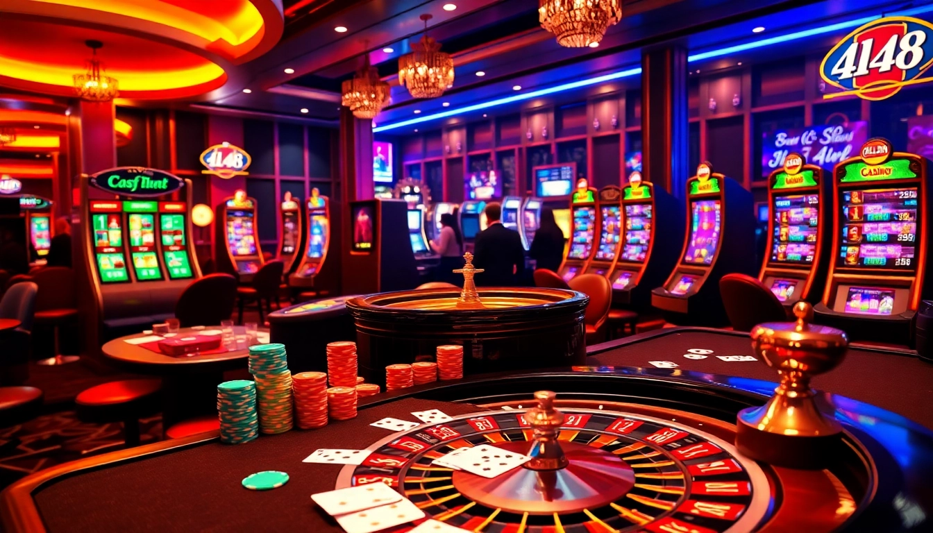 Experience luxury gambling with lc88 at an elegant casino table featuring cards and chips.