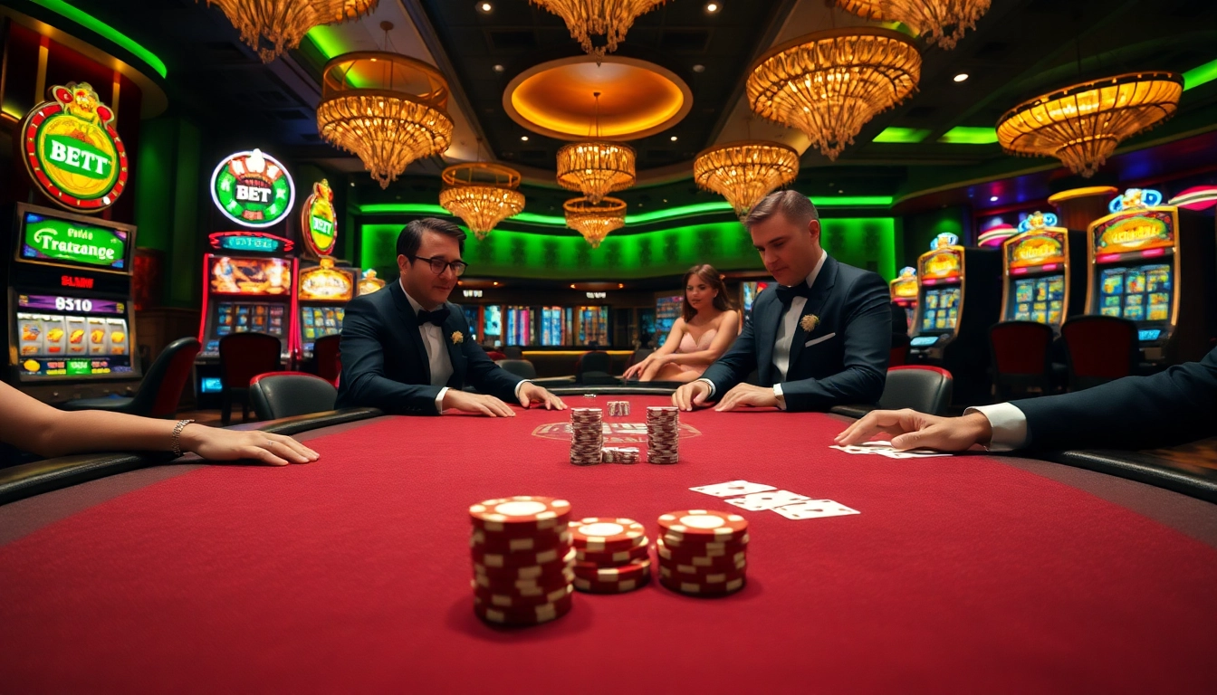 Trải nghiệm cảm giác hồi hộp của Bet VIP tại bàn poker casino sang trọng giữa bầu không khí đầy phấn khích.